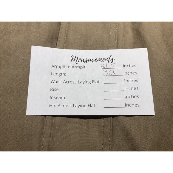 London Fog Anorak Coat Small Women's Beige Zip And Snap Adjustable Waist - Picture 9 of 9